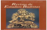 Revista de Estudios Budistas - Dharma Translation · 2016-12-06 · Revista de Estudios Budistas Número 7 Directores: Carmen Dragonetti Fernando Tola Consejo consultil'o: Abril 1994