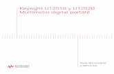 Keysight U1251B y U1252B Multímetro digital portátilliterature.cdn.keysight.com/litweb/pdf/U1251-90039.pdf · 2017-09-27 · Keysight U1251B y U1252B Guía del usuario y servicios