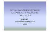 SINDROME METABÓLICO Y PATOLOGÍAS ASOCIADAS...En el 2007, en Ecuador, la diabetes mellitus (DM), las enfermedades cerebrovascular e isquémica del corazón ((),EIC), la hipertensión