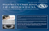 REVISTA CHILENA - Sociedad de Ortodoncia de Chile · 2017-04-24 · La Revista Chilena de Ortodoncia es una publicación de caracter científico dirigida a los miembros de la Sociedad