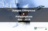 Juegos Olímpicos y Paralímpicos Rio - 2016...Blanco con el fin de permitir a las dependencias ATC identificar todos los movimientos del aire en evolución en su interior y así elevar