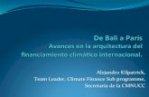 AlejandroKilpatrick,* TeamLeader,ClimateFinanceSub* …ledslac.org/wp-content/uploads/2016/09/20150121_present... · 2016-09-19 · sobre financiación en el marco del MRV de apoyo