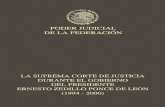 PODER JUDICIAL DE LA FEDERACIÓNsistemabibliotecario.scjn.gob.mx/sisbib/CST/55563/55563.pdf · El Poder Judicial de la Federación se modificó sustancialmente durante la administración