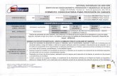 FORMATO: CONVOCATORIA PARA PROVISIÓN DE CARGOS O … · 2019-02-08 · de Seguridad Vial, la aplicación de las medidas de seguridad en el trabajo de alturas y la señalización