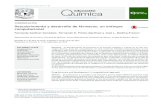 28 Química - Scielo México · actividades biológicas potenciales de compuestos químicos aislados de fuentes naturales (Medina-Franco, 2013). Etapas del desarrollo de fármacos