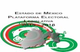 Estado dE México lataforMa ElEctoral lEgislativa 2015 - 2018 · 2019-09-12 · años el 28.69%, mientras que las personas de 15 a 29 años son el 26.79% de la población, los adultos