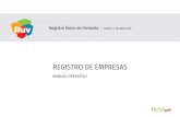 REGISTRO DE EMPRESASportal.ruv.org.mx/wp-content/uploads/2019/04/Registro-Empresas-V2-1.pdfSe refiere al Número de Registro Patronal (N.R.P.) del cual se podrá presentar la hoja