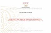 CONVOCATORIA SERVICIO DE VIGILANCIA · PDF file 2019-01-29 · Copia de constancia de inscripción al Registro Federal de Contribuyentes, copia de identificación oficial con fotografía
