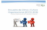 Encuesta de Clima y Cultura Organizacional (ECCO …...normas y leyes, que permitan el desarrollo organizacional basado en una cultura ética sólida. Mediante el fomento de principios