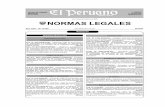 Separata de Normas Legales · 2016-02-27 · El Peruano NORMAS LEGALES Lima, viernes 22 de febrero de 2008 367049 ORGANISMO SUPERVISOR DE LA INVERSION EN ENERGIA Y MINERIA RR. Nºs.