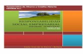 RESPONSABILIDAD SOCIAL EMPRESARIALfatima.coop/pdfs/Informe-Semestral-de-RSE-junio-2019.pdfresponsabilidad social empresarial que la Cooperativa ha tenido a bien llevar adelante, fundamentadas