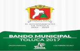 €¦ · BANDO MUNICIPAL DE TOLUCA 2017 TÍTULO PRIMERO DEL MUNICIPIO CAPÍTULO PRIMERO DE LAS DISPOSICIONES GENERALES Artículo 1. El Bando Municipal de Toluca es de orden público