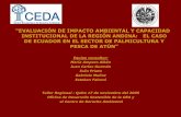 “EVALUACIÓN DE IMPACTO AMBIENTAL Y CAPACIDAD INSTITUCIONAL DE LA REGIÓN ANDINA: EL ... · 2012-08-10 · parcial, y al igual que en el caso de la palmicultura, se han evaluado