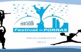 REGLAMENTO 2017 - IDRD · 2017-09-12 · REGLAMENTO 20° FESTIVAL DE PORRAS IDRD, BOGOTÁ – 2017 1. REGLAS GENERALES: El Festival de Porras, se disputará en dos torneos, el primero