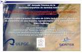 20ª Jornada Técnica de la Sociedad Española de Sanidad Ambiental · 2016-06-26 · Carga total de ciclodienos en suero por grupos de edad Muestra representativa de la Comunidad