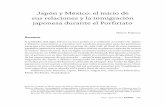 Japón y México: el inicio de sus relaciones y la ... · Mayo – agosto de 2012. Análisis 107 Japón y México: el inicio de sus relaciones y la inmigración japonesa durante el