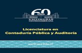 Licenciatura en Contaduría Pública y Auditoría · 2020-02-20 · Realizar auditoría de reportes nancieros y control ... Contabilidad administrativa Gestión financiera de corto