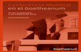 Conferencia Mundial en el Goetheanum€¦ · del sentimiento verdadero y del pensamiento verdadero! El 19 de julio de 1924 (GA 240), Rudolf Steiner habla de que a finales del siglo