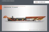Planta de asfalto móvil continua iNOVA 1200 · 2020-03-27 · SECADO DE LOS AGREGADOS 2| ... más resistentes, con cierre engomado, más eﬁcientes y de fácil mantenimiento. iNOVA