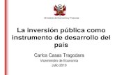 La inversión pública como instrumento de desarrollo del país€¦ · social de proyectos Casos prácticos para perfiles de proyectos Pautas Generales Salud 1 1 1 Educación 2 3