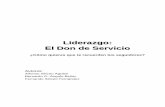 Liderazgo El Don De Servicio - Aula 10 Centro de Formaci£³n ... altruismo y la defensa de los derechos