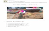 Indice de contenidos · Muestrario de colores obtenidos con taninos ©Alina Macías El arte y la ciencia de teñir con índigo Preparación de una tina de índigo usando plantas,