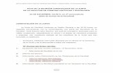 ACTA DE LA REUNIÓN CONSTITUTIVA DE LA JUNTA DE LA … · 2017-01-25 · ACTA DE LA REUNIÓN CONSTITUTIVA DE LA JUNTA DE LA FACULTAD DE CIENCIAS POLÍTICAS Y SOCIOLOGÍA 22 DE DICIEMBRE,