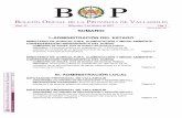 DE LA DE · en el Boletín Oficial de la Provincia de Valladolid, como de su exposición en el lugar acostumbrado del Ayuntamiento de Carpio (Valladolid), puedan presentar reclamaciones