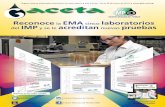 Reconoce EMA laboratorios IMP y se le acreditan …...Prueba: Determinación de hidrocarburos totales del petróleo y concentraciones individuales por cromatografía de gases capilar