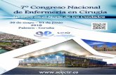 7º Congreso Nacional de Enfermería en Cirugíaseecir.es/congresoenfermeriacirugiaseecir2018/images/Programa_C… · 7º Congreso Nacional de Enfermería en Cirugía 30 de mayo –