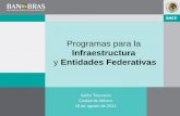 y Entidades Federativas...11 Programa de Garantías Bursátiles para Proyectos de Infraestructura Con el fin de incentivar la participación del sector privado en el financiamiento