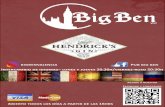 bigbenvalencia Pub big benbigbenvalencia.com/carta.pdf · 2018-06-16 · Enebro, Semilla de cilantro, Granos del paraíso, Piel de naranja, Piel de limón, Regaliz, Satureja, Raiz