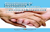 Procedimiento de PREVENCIÓN Y DETECCIÓN de malos tratos ...€¦ · Procedimiento de prevención y detección de malos tratos físicos y económicos a personas mayores en la CAPV