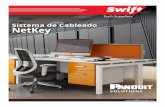 Sistema de Cableado NetKey - Swift de Mexico · de 8 posiciones y 8 cables . nk5e88miw-q nk5e88miwy-Øduloconector,eadframe keystone #ategorÓa e de posicionesy cables nk5e88miw-q