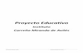 Proyecto Educativo - iescarrenomiranda.esiescarrenomiranda.es/menuprincipal/proyectoeducativo... · 2019-11-05 · Proyecto Educativo de Centro 1 ... Los efectos de la crisis económica