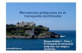 Mercancías peligrosas en el transporte multimodal · 2017-06-15 · correafj@unican.es MMPP. Blq. 2. Tema 1. mercancías peligrosas. Bloque temático 1. Introducción al transporte