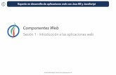 Componentes Web - uaexpertojava.ua.es/experto/restringido/2015-16/cweb/slides/cweb01.pdf• Una aplicación web es una aplicación a la que se accede mediante HTTP • Utilizando un