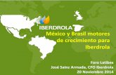 México y Brasil motores de crecimiento para Iberdrola...ampliaciones), Dos Arbolitos (70 MW) En curso / Contratos privados Central cogeneración Coahuila KCM (48 MW) En Curso / Contrato