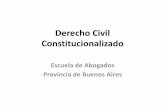 Derecho Civil Constitucionalizadoescuela.asesoria.gba.gov.ar/documentos/112/Presentación.pdfhistóricamente en el Código Civil siempre se incluyeron normas muy específicas del Derecho