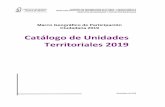 Catálogo de Unidades Territoriales - IECMportal.iedf.org.mx/SCMGPC2016/paginas/documentos/Otros...Noviembre de 2019 CLAVE NOMBRE DE LA DEMARCACIÓN TERRITORIAL TOTAL DE UNIDADES TERRITORIALES