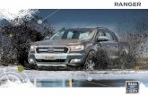 RANGER - ford.com.ar€¦ · RANGER, EN DETALLE • El ADN de la Raza Fuerte de Ford está presente en la Ranger, que cuenta con un motor Puma de 200 CV de potencia y 470 Nm de torque.