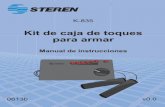 Kit de caja de toques para armar - Electrónica Steren México · 2017-11-22 · 4 - El kit para armar una caja de toques es ideal para aficionados y estudiantes en electrónica.