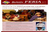 BoletinFERIA Nº4 abril2010 TAPAfinal … · El CETHA) Emborozú ha publicado el estudio sobre “Requerimientos educativos para una educación intercultural bilingüe”, estudio