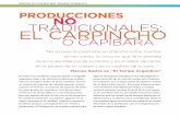 PRODUCCIONES NO TRADICIONALES: EL CARPINCHO O …argentinambiental.com/wp-content/uploads/pdf/AA44...PRODUCCIONES NO TRADICIONALES Como la especie es considerada no amenazada por la