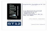 ST12 - Vainstein · 2019-03-22 · normativas que rigen el procedimiento de determinación de oficio sobre base presunta y la viabilidad de sustentar sobre ese andamiaje, una denuncia