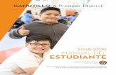 2018-2019 MANUAL DEL ESTUDIANTE...Medicamentos en la Escuela (Todos los niveles de grado) 77 Declaración de No Discriminar (Todos los niveles de grado) 78 ... padres, maestros y otros