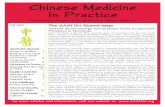 Chinese MMedicine In PPractice - AAAOMcan't cure.' This fills you with overwhelming confidence. Then you go into practice and find yourself saying, 'Oh, there's nothing Chinese medicine