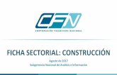 FICHA SECTORIAL: CONSTRUCCIÓN - CFN · 2017-09-01 · f43 - actividades especializadas de la construcciÓn f431 - demoliciÓn y preparaciÓn del terreno f432 - instalaciones elÉctricas
