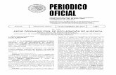 PERIODICO OFICIAL - Tabascoperiodicos.tabasco.gob.mx/media/periodicos/7454.pdf · relativo al ,juicio medios preparatorios a juicio ordinario civil de declaracion de ausencia, promovido