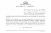 República Dominicana TRIBUNAL CONSTITUCIONAL EN NOMBRE … · 2018-01-17 · Acci6n Constitucional de Amparo interpuesta en fecha diecisiete (17) del mes de marzo del año dos mil